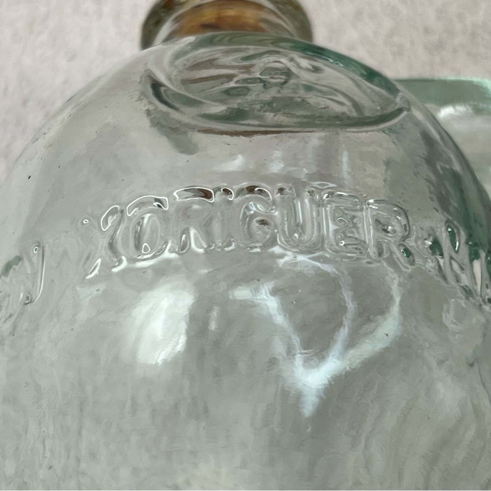 Vintage Glass Bottle w/Cork Gin Xoriguer-Mahon Menorca, Spain 16oz VTG 90s Retro - Picture 7 of 13